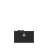 Vivienne Westwood Black Calf Leather Bos Taurus Wallet