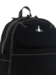 Vivienne Westwood Black Cotton Backpack