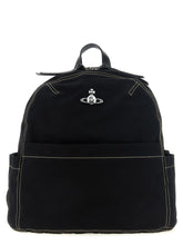 Vivienne Westwood Black Cotton Backpack