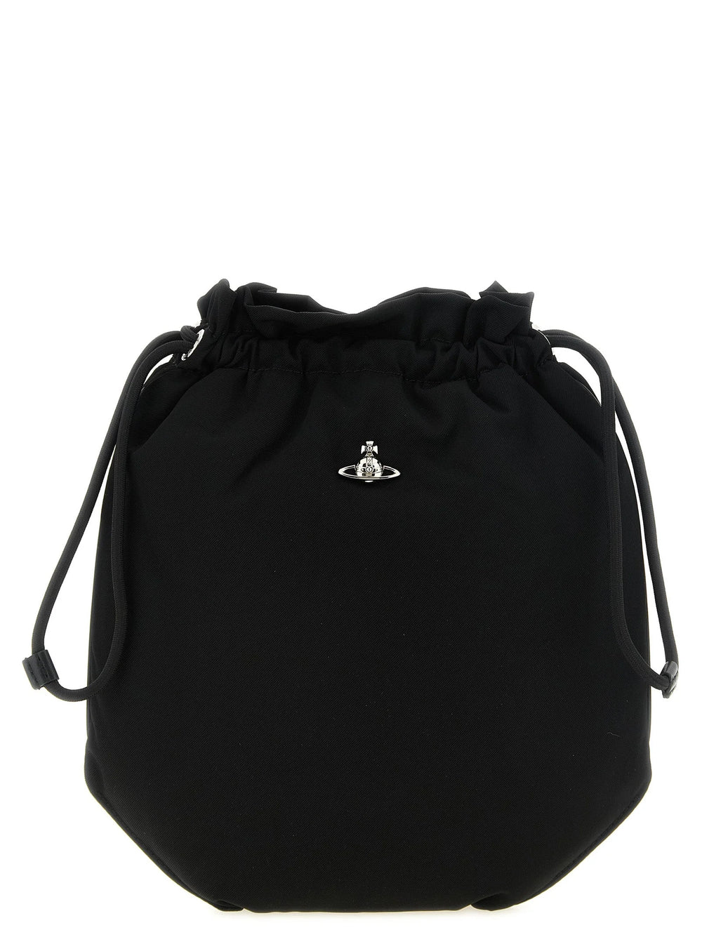 Vivienne Westwood Black Polyester Clutch Bag