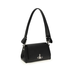 Vivienne Westwood Black Polyurethane Shoulder Bag - Shoulder Bags