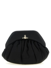 Vivienne Westwood Black Viscose Clutch Bag