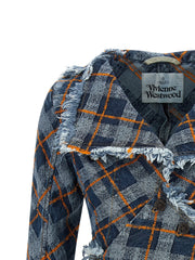 Vivienne Westwood Blue Cotton Blazer - IT46