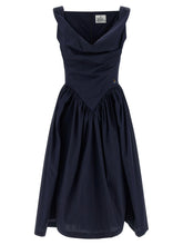 Vivienne Westwood Blue Cotton Midi Dress - IT40