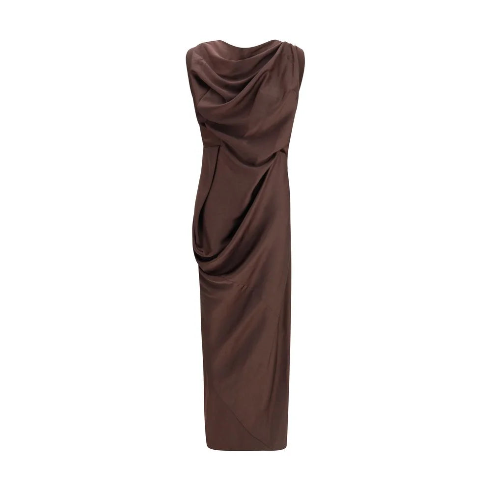 Vivienne Westwood Brown Polyester Cocktail Dress - IT40 | M