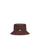 Vivienne Westwood Brown Raffia Bucket Hat