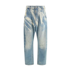 Vivienne Westwood Light Blue Cotton Relaxed Fit Jeans