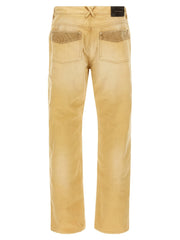 WALES BONNER Beige Cotton Casual Pants - W32