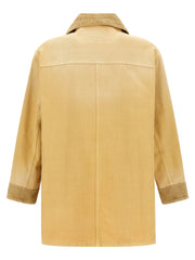 WALES BONNER Beige Cotton Coat