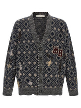 Cárdigan de lana merino multicolor WALES BONNER - XL