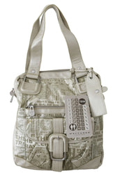 WAYFARER White Printed Handbag Shoulder Fabric Purse - Shoulder Bags