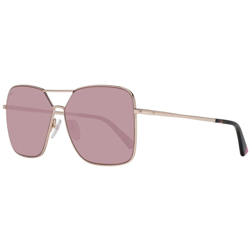 Web Rose Gold Women Sunglass - Sunglasses