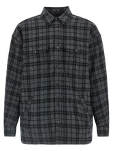 WILLY CHAVARRIA Gray Wool Full-Length Jacket