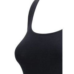 Wolford Black Cotton Top
