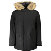 Woolrich Black Cotton Men Jacket - XXL - Parkas