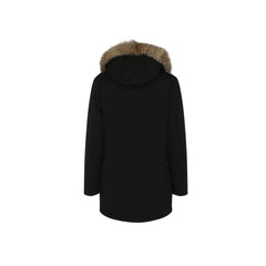 Woolrich Black Cotton Parka - S