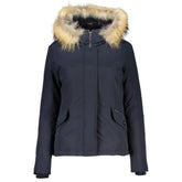 Woolrich Blue Cotton Jackets & Coat - Parkas