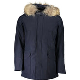 Woolrich Blue Cotton Men’s Parka - XL