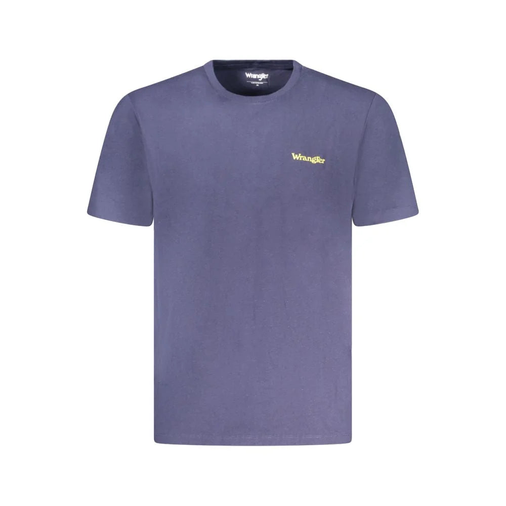 Wrangler Blue Cotton T-Shirt - T-Shirts