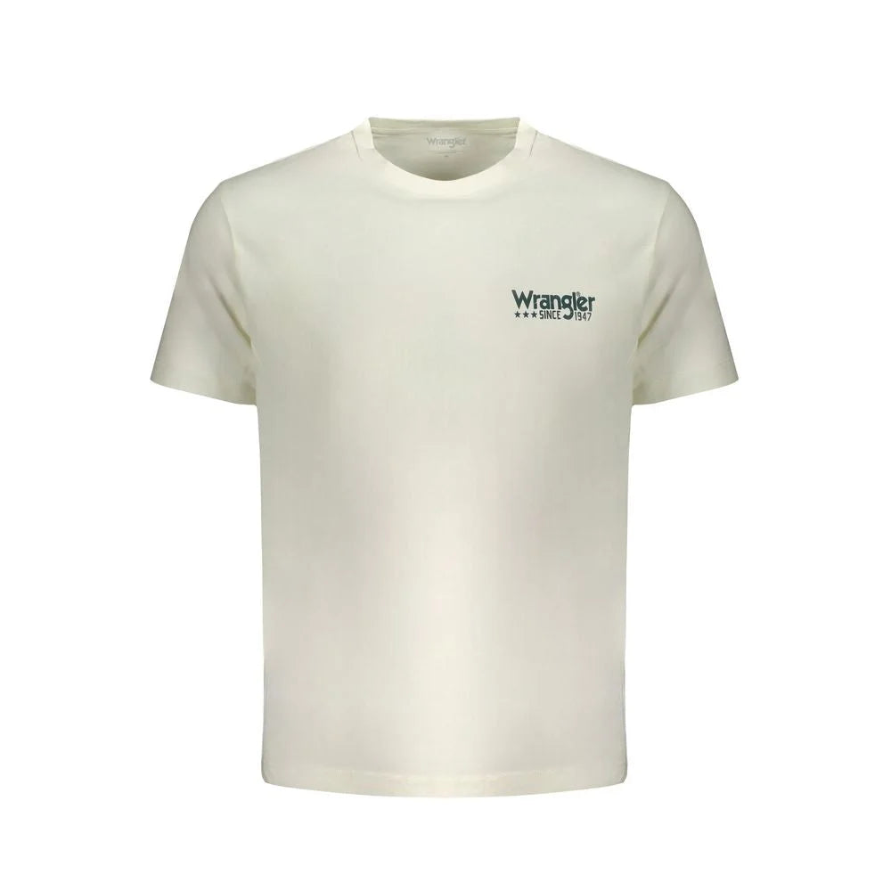 Wrangler White Cotton T-Shirt - M - T-Shirts