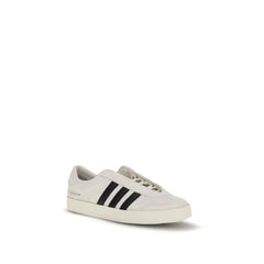 Y-3 Beige Calf Leather Bos Taurus Low Top Sneakers