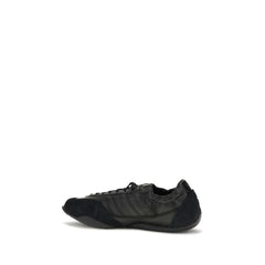 Y-3 Black Calf Leather Bos Taurus Athletic Sneakers