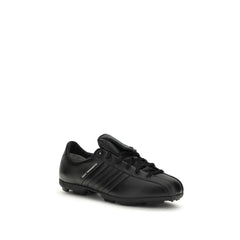 Y-3 Black Calf Leather Bos Taurus Athletic Sneakers - Sneakers