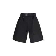 Y-3 Schwarze Baumwoll-Bermudas