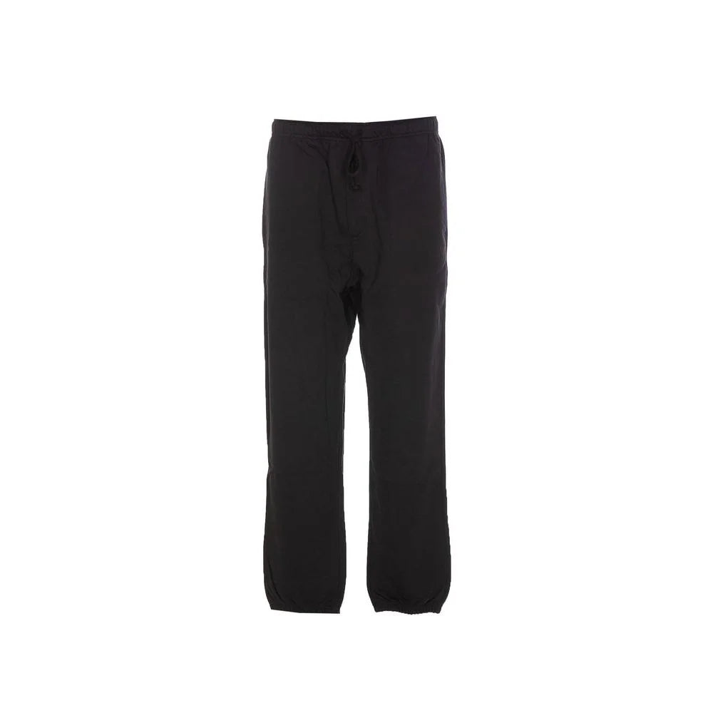 Y-3 Black Cotton Joggers (Workout Pants) - L