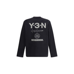 Y-3 Black Cotton Longsleeve Shirt - Shirts