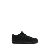 Y-3 Black Leather Low Top Sneakers - Sneakers