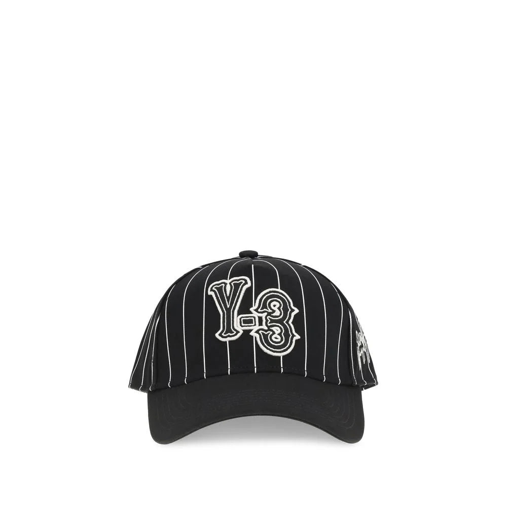 Y-3 Black Polyester Cap (Baseball Hat) - UNI