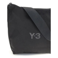 Y-3 Black Polyester Shoulder Bag