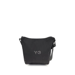 Y-3 Black Polyester Shoulder Bag