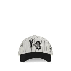 Y-3 White Polyester Cap (Baseball Hat) - UNI