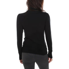 Yes Zee Black Viscose Sweater - Sweaters