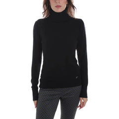 Yes Zee Black Viscose Sweater - Sweaters
