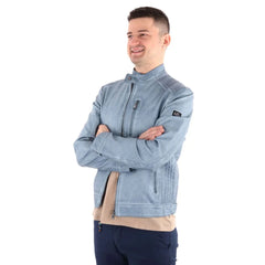 Yes Zee Blue Polyethylene Men Jacket - Coats & Jackets
