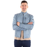 Yes Zee Blue Polyethylene Men Jacket - Coats & Jackets