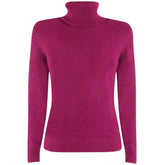 Yes Zee Fuchsia Viscose Sweater - Sweaters