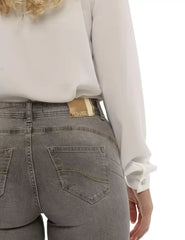 Yes Zee Gray Cotton Women’s Jeans - Jeans