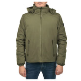 Yes Zee Green Nylon Men Jacket - Puffer Jackets