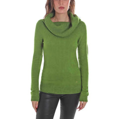 Yes Zee Green Viscose Sweater - Sweaters
