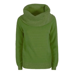 Yes Zee Green Viscose Sweater - Sweaters