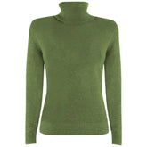 Yes Zee Green Viscose Sweater - Sweaters