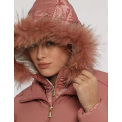Yes Zee Pink Nylon Jackets & Coat - XXL