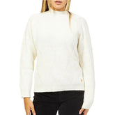 Yes Zee White Acrylic Women Sweater - Sweaters