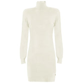 Yes Zee White Viscose Dress - Dresses