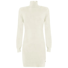 Yes Zee White Viscose Dress - Dresses