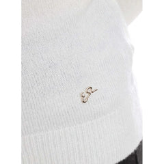 Yes Zee White Viscose Sweater - Sweaters